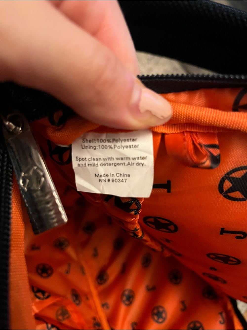 Jeep Blue & Gray Diaper Bag with Orange Accents - Picture 4 of 7